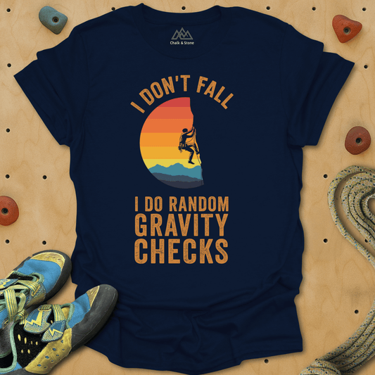 Random Gravity Checks Tee