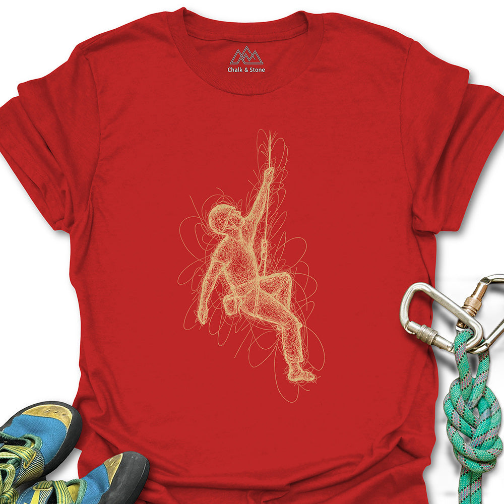 Scribbly Climber Take Tee