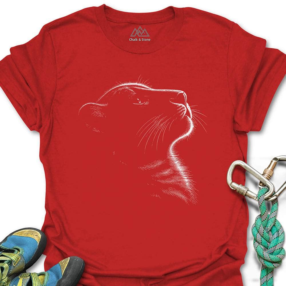 Snow Leopard Rim Lit Tee