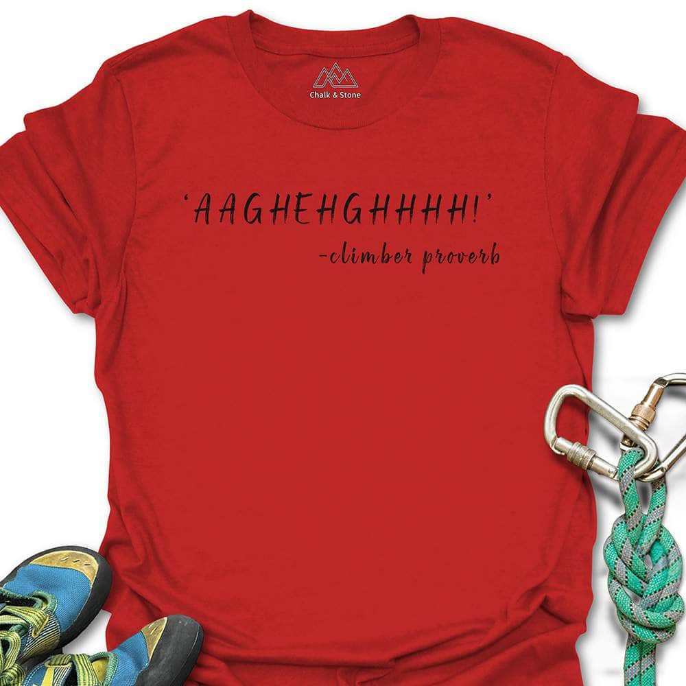 Climber Proverb Tee
