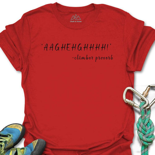 Climber Proverb Tee