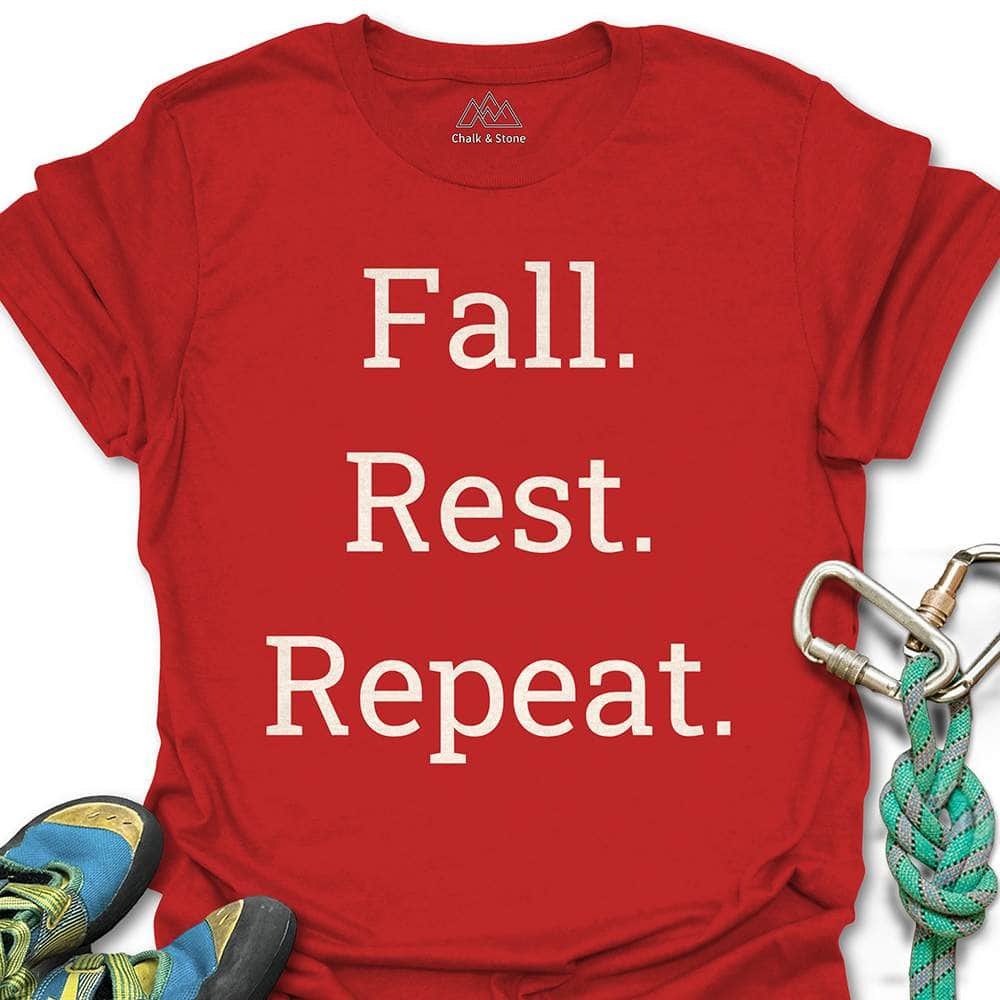 Fall Rest Repeat Text Tee