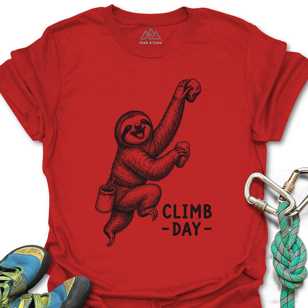 Sloth Climb Day Tee