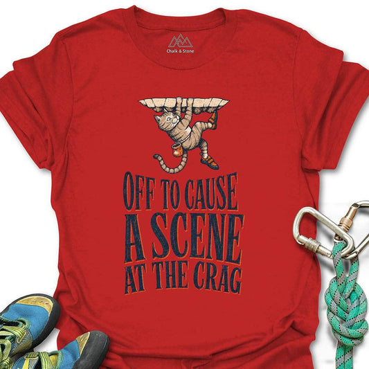 Cause Scene At Crag Tee