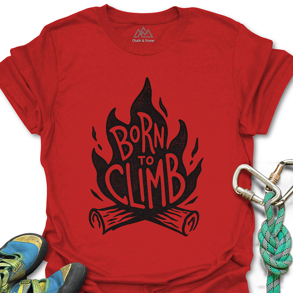 Born To Climb Fire Tee
