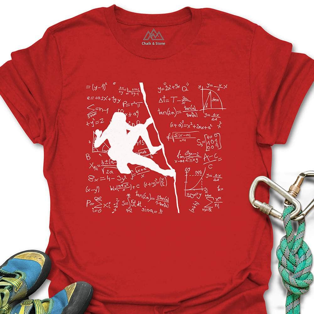 Crack Climbing Equation Tee