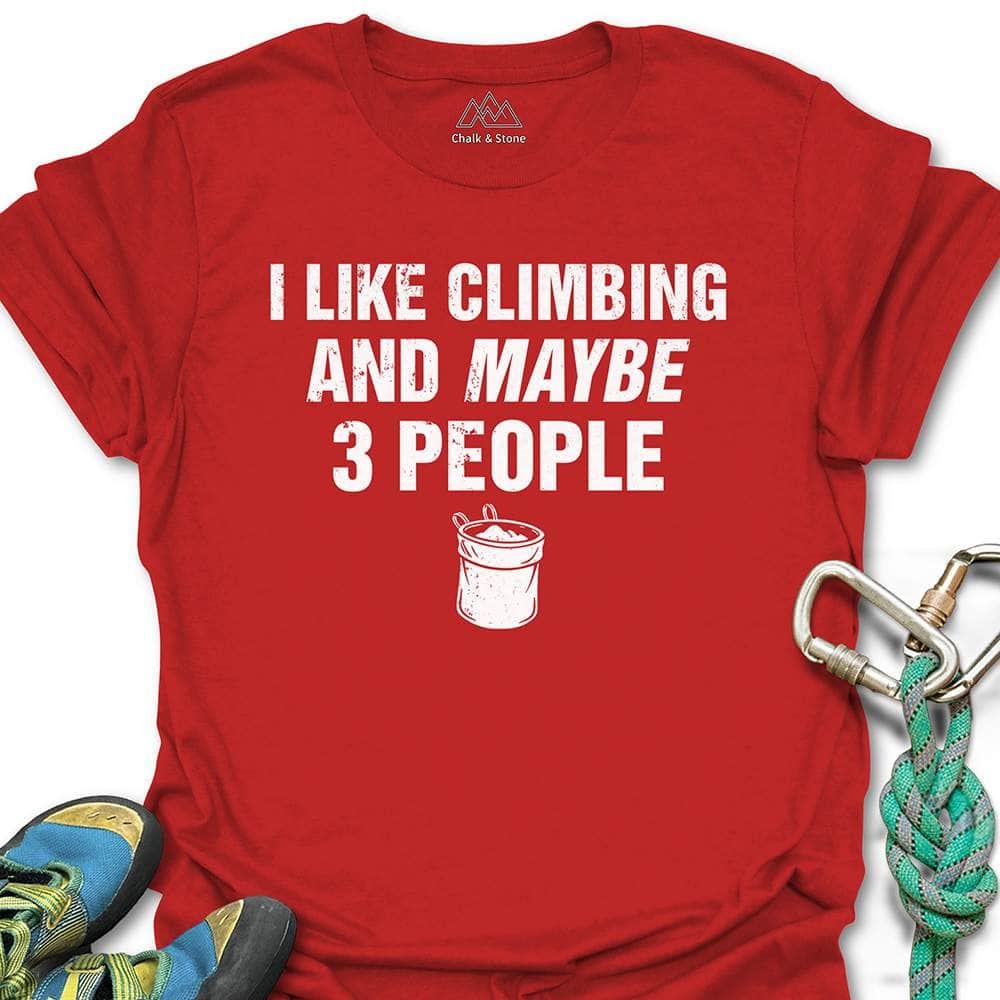 Climbing And 3 Peeps Tee
