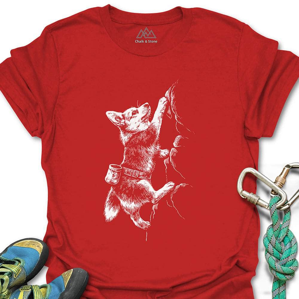 Corgi Scaling Wall Tee
