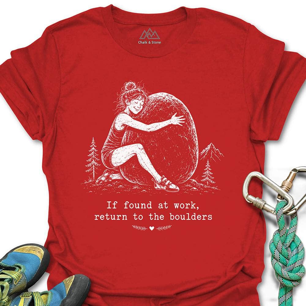 No Work Only Boulders Tee