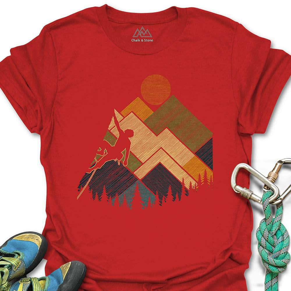 Stacked Geometric Mountain Climber
