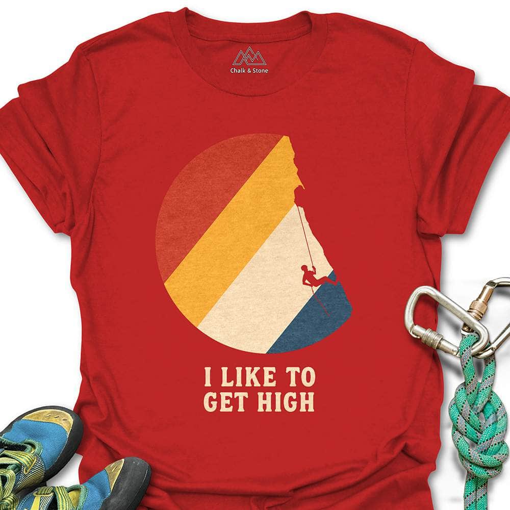 Getting High Diagonal Stripe Tee