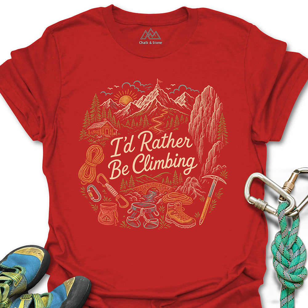 Rather Climb Tee