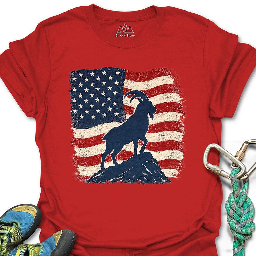 Patriotic Goat Tee