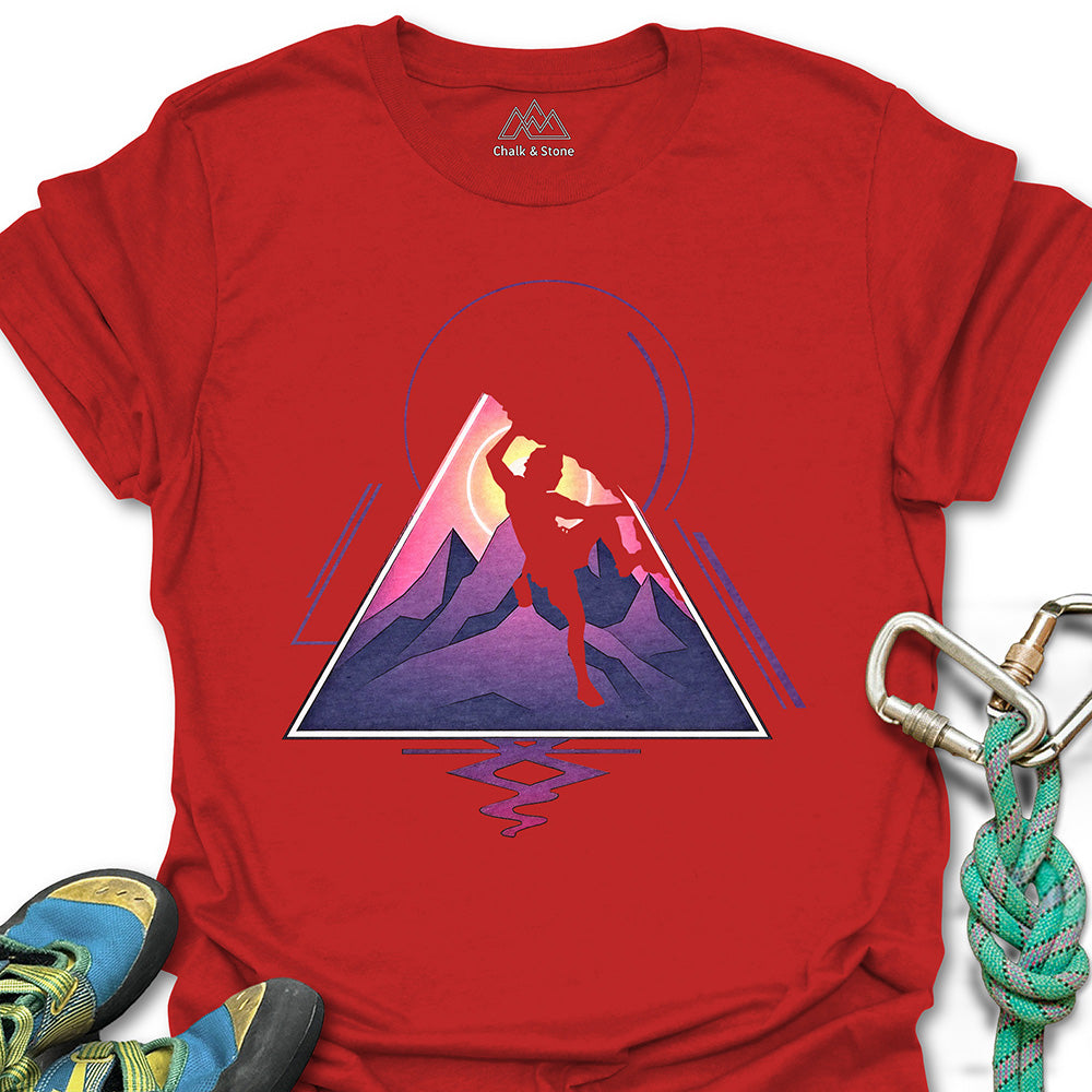 Triangle Geometry Climb Tee