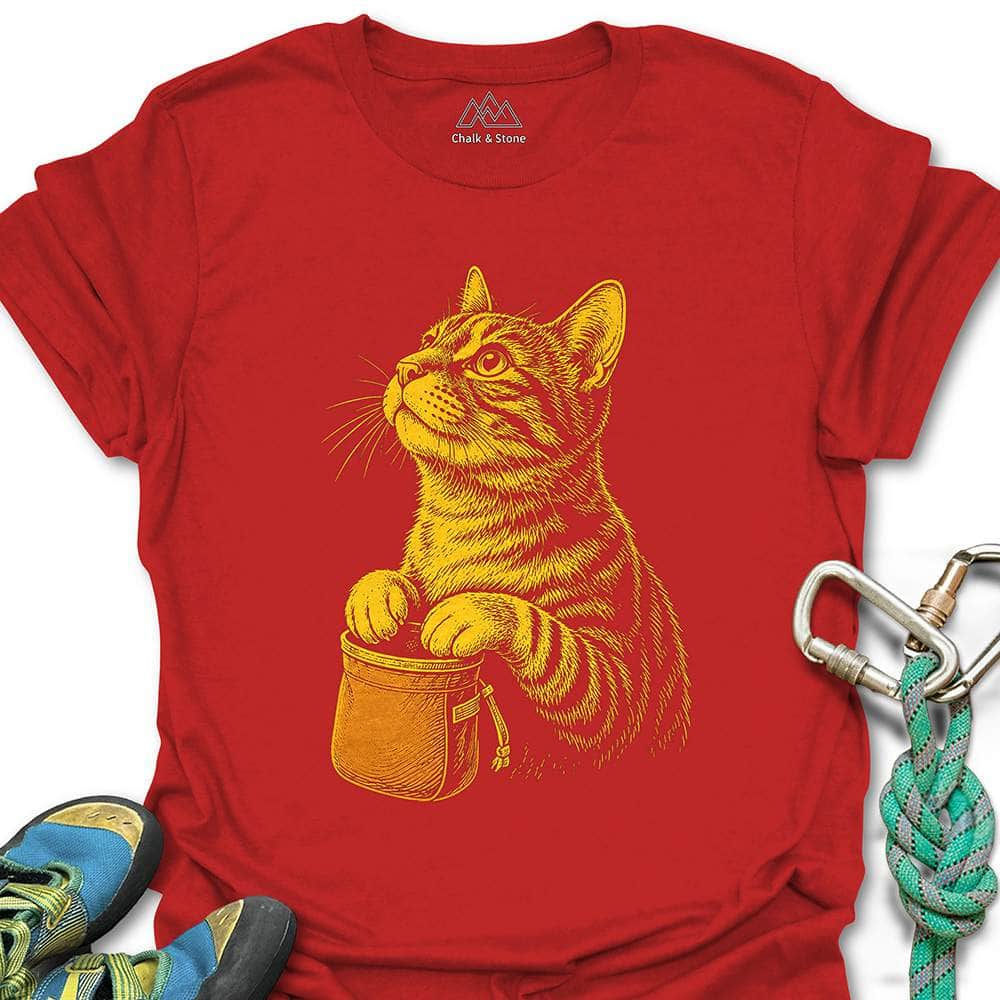 Cat Chalking Reading Tee