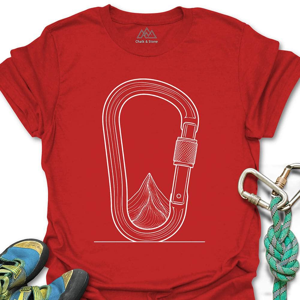 Carabiner And Mtns Tee