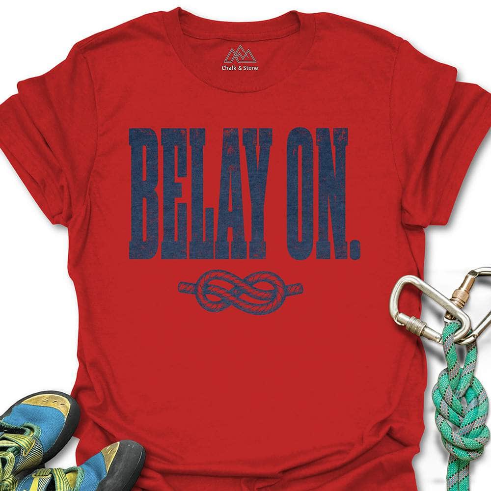 Belay On Knot Tee
