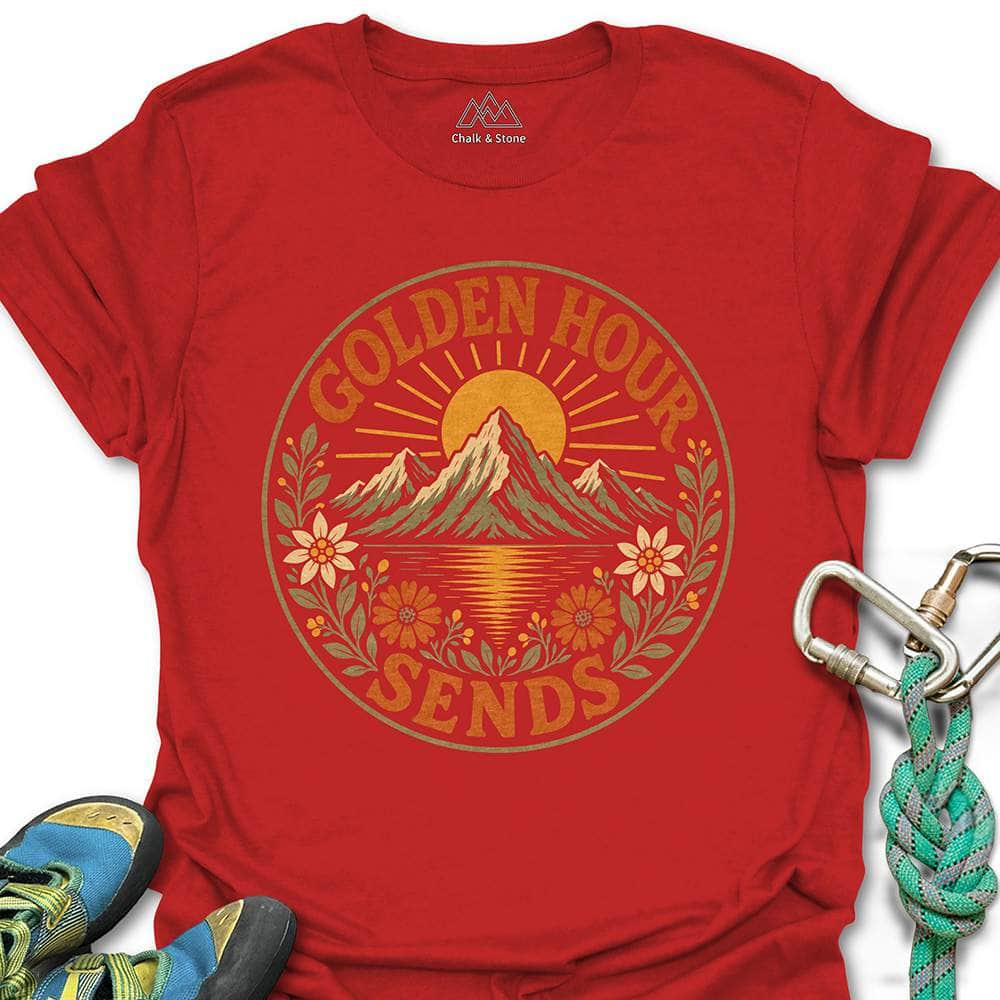 Golden Hour Sends Badge Tee