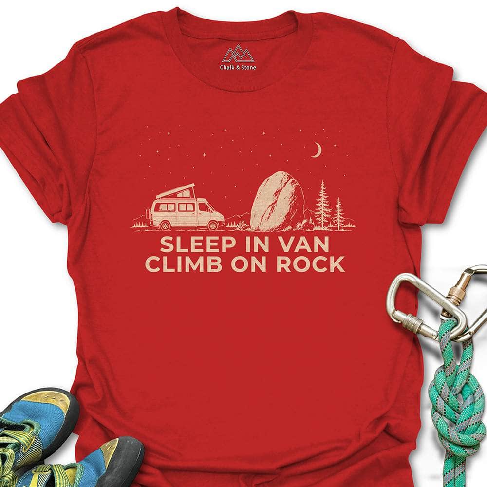 Sleep And Climb On Rock Tee