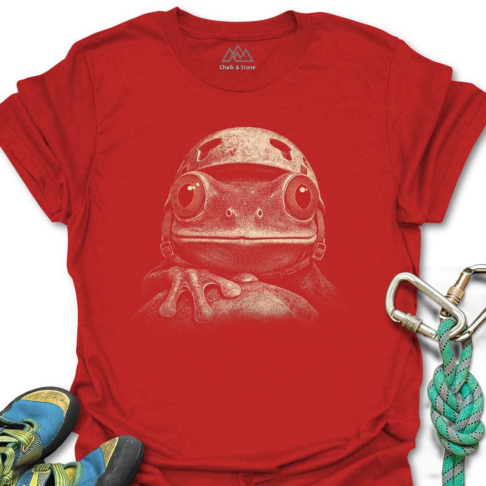 Peeking Frog Boulder Tee