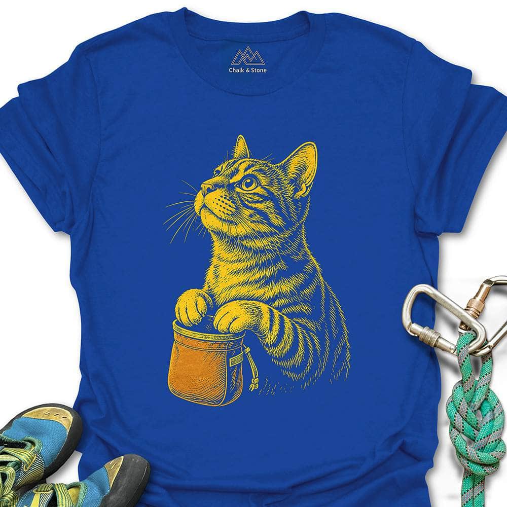 Cat Chalking Reading Tee