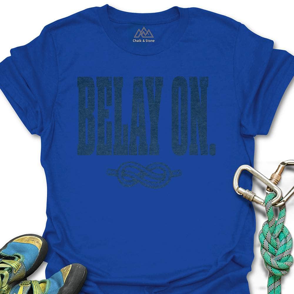 Belay On Knot Tee