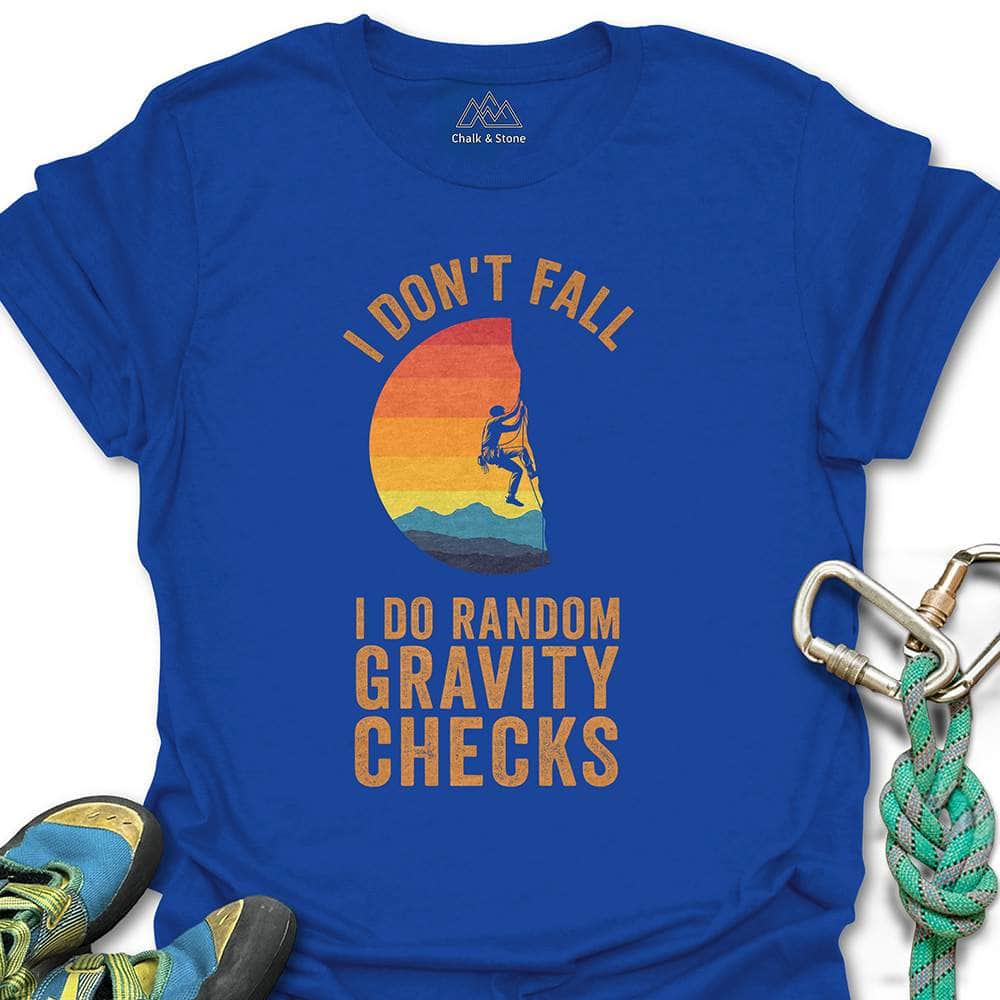 Random Gravity Checks Tee
