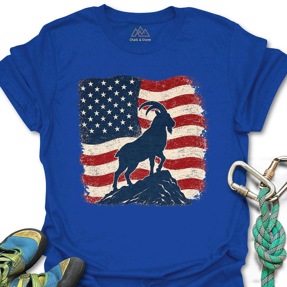 Patriotic Goat Tee