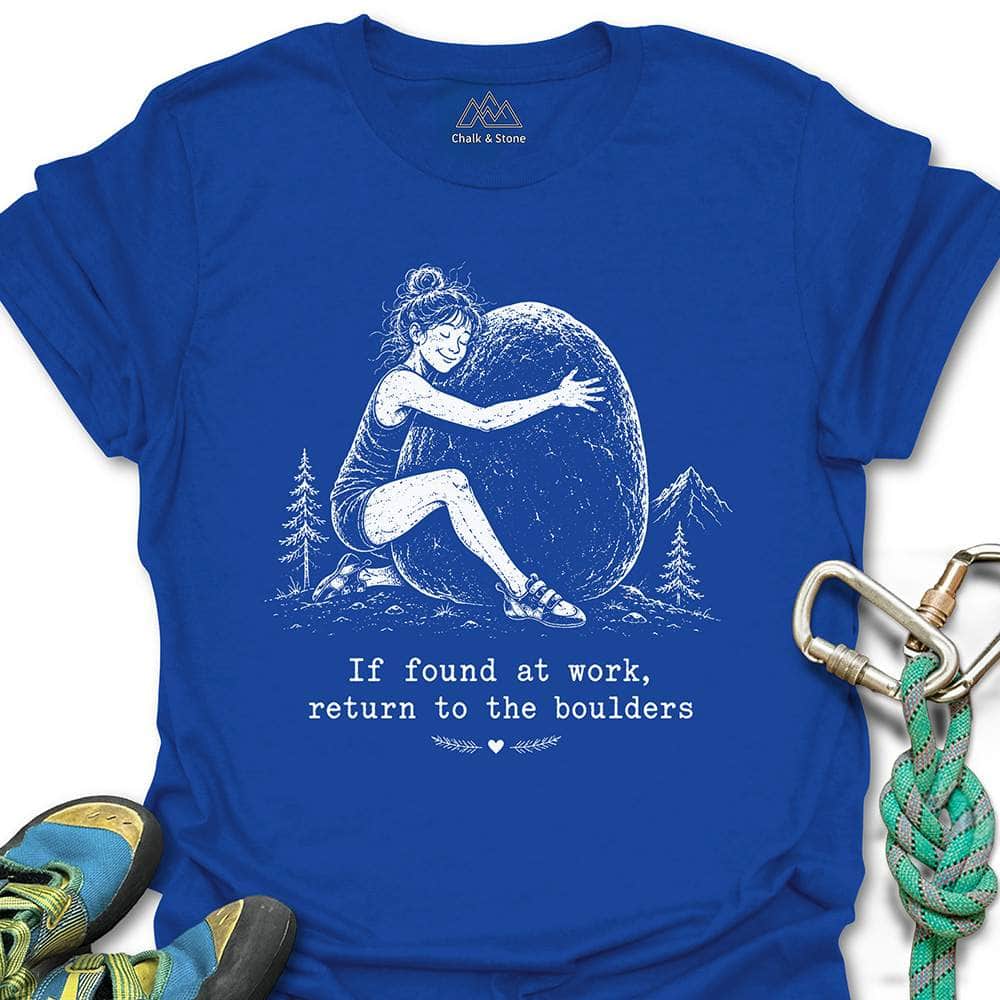 No Work Only Boulders Tee