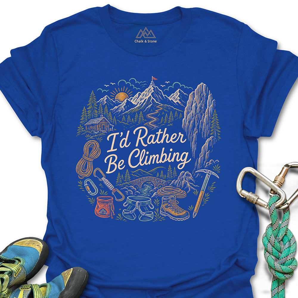 Rather Climb Tee