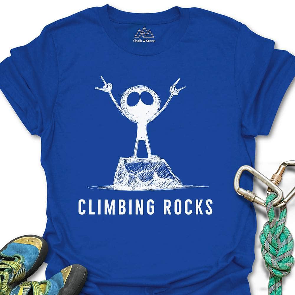 Climbing Rock On Tee
