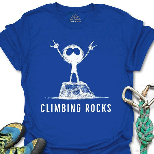 Climbing Rock On Tee