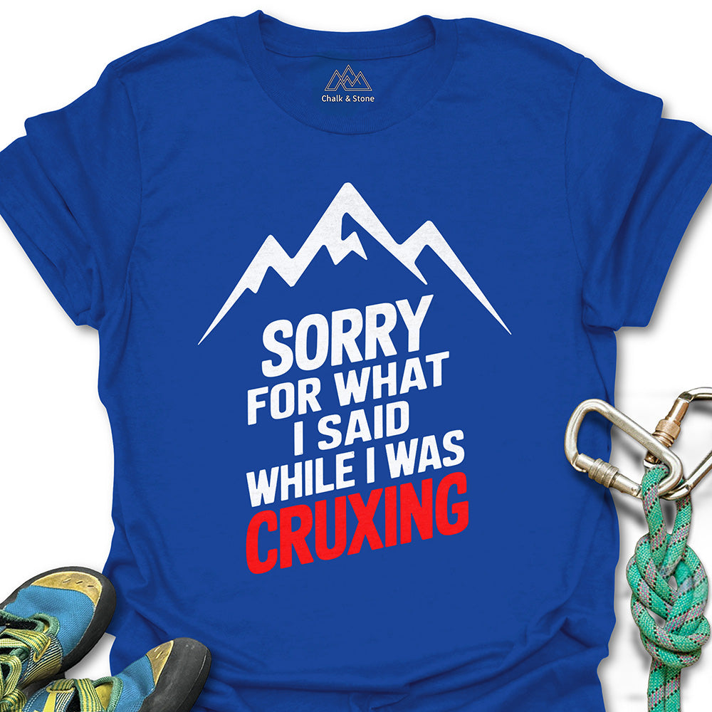 Words While Cruxing Tee