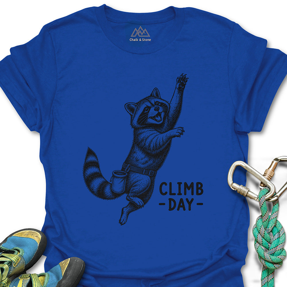 Raccoon Climb Day Tee