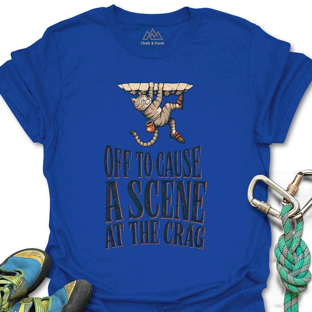 Cause Scene At Crag Tee