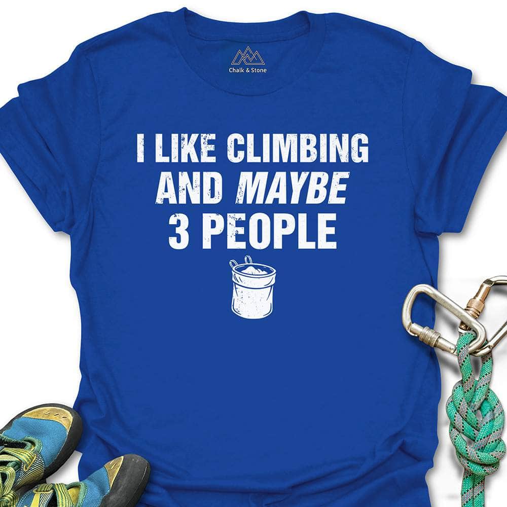 Climbing And 3 Peeps Tee