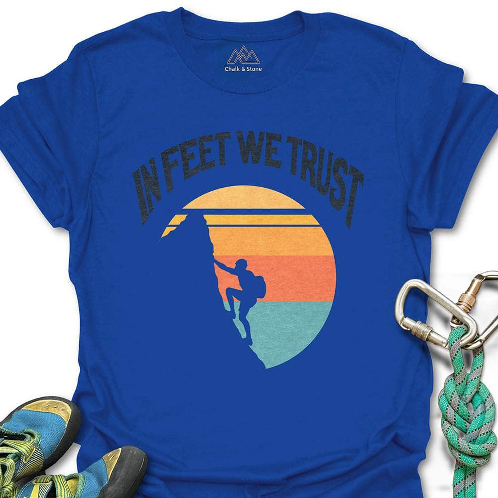In Feet We Trust Retro Tee