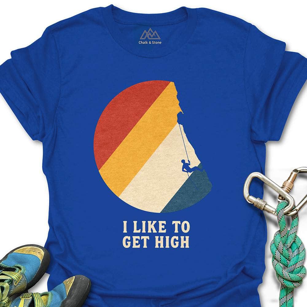 Getting High Diagonal Stripe Tee