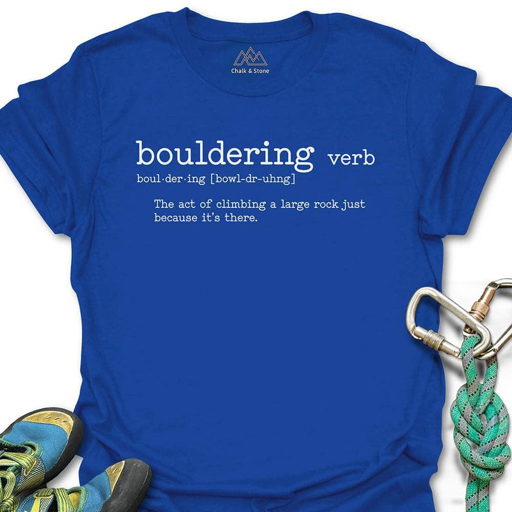 Bouldering Definition Tee