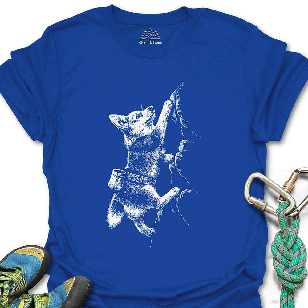 Corgi Scaling Wall Tee