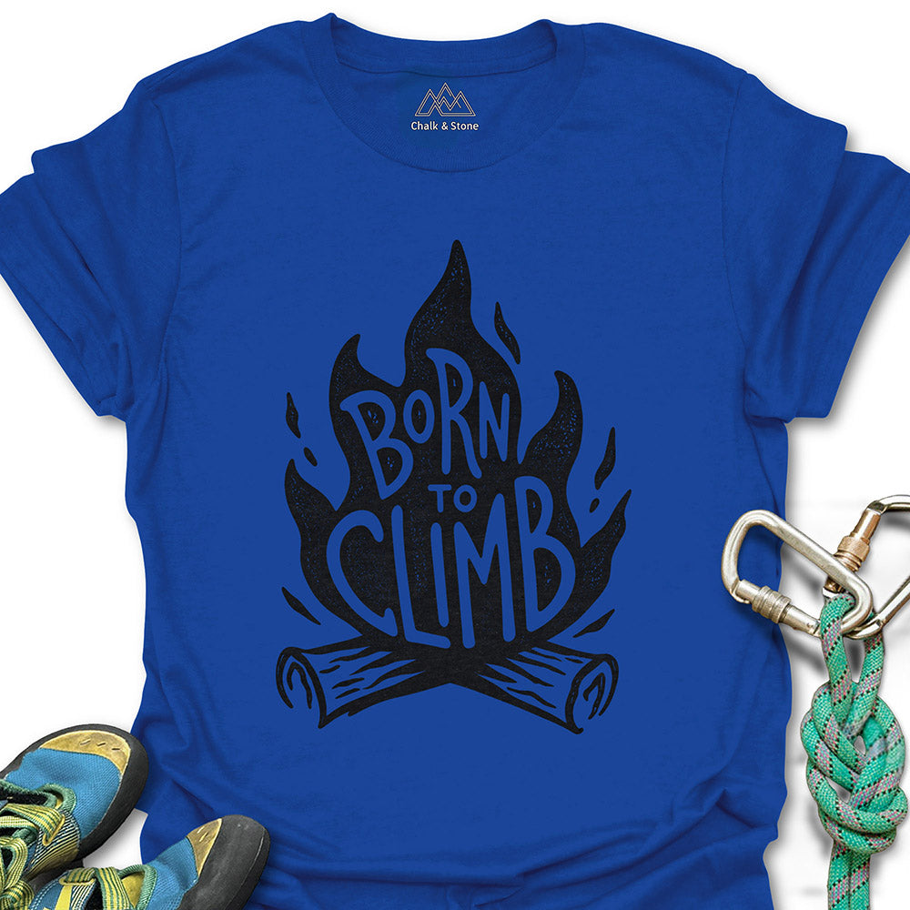 Born To Climb Fire Tee