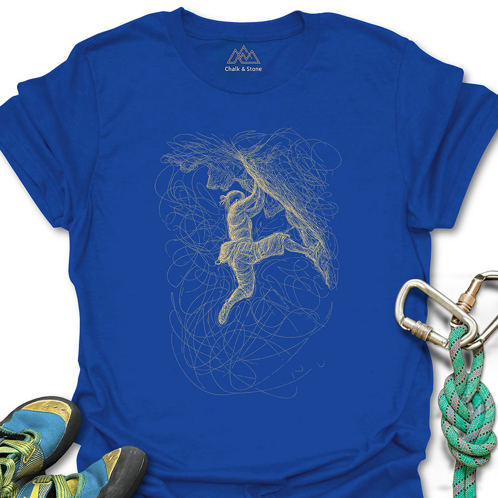 Scribbly Line Body Tension Tee