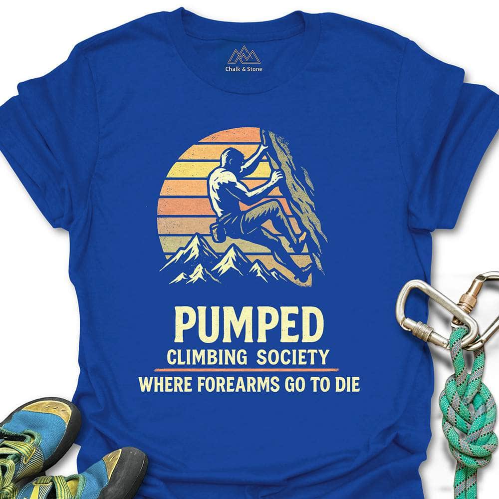 Pumped Climbing Society Redux Tee