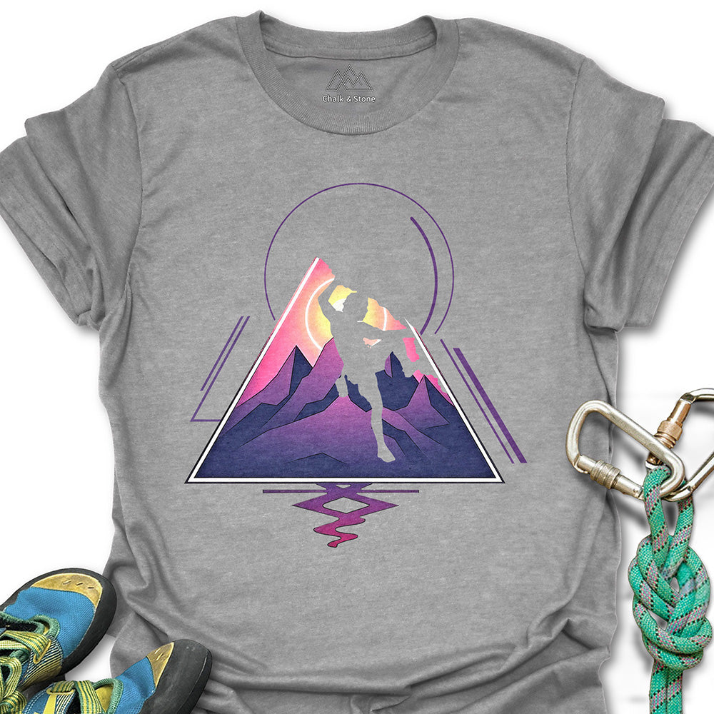 Triangle Geometry Climb Tee