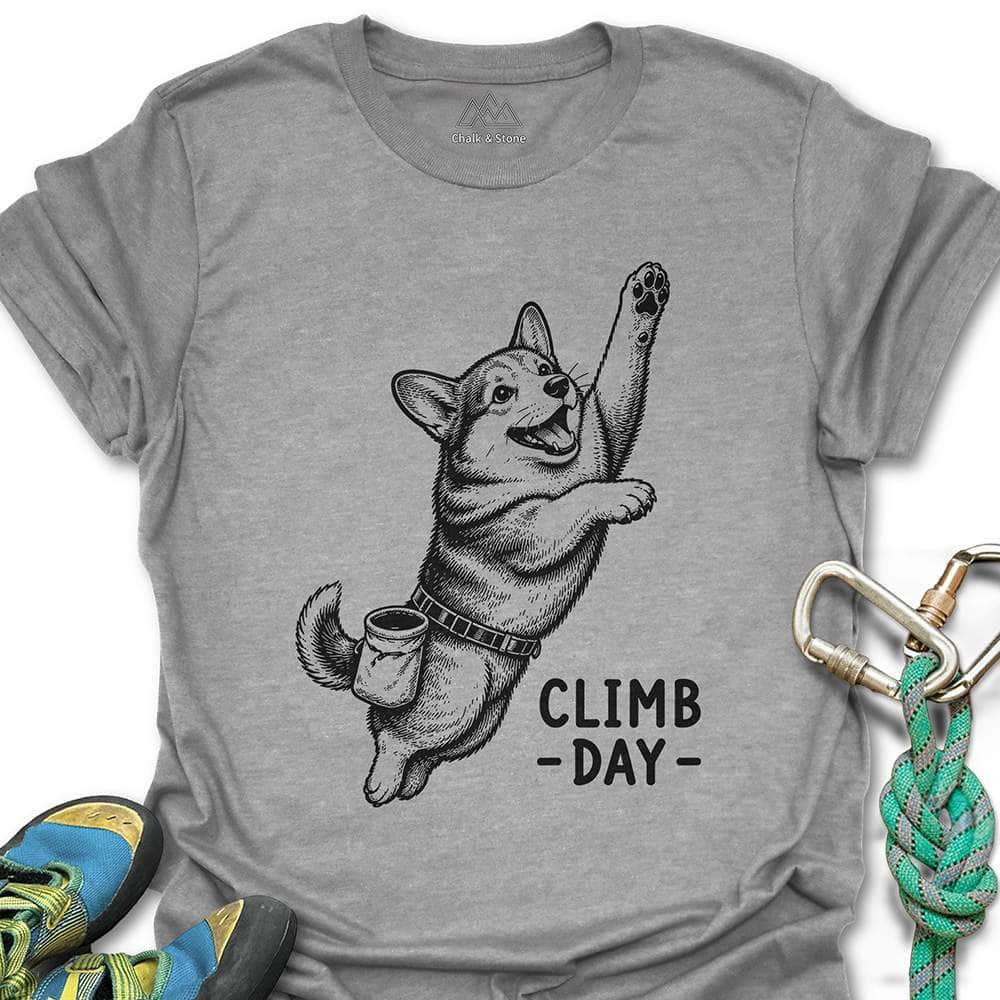 Corgi Climb Day Tee