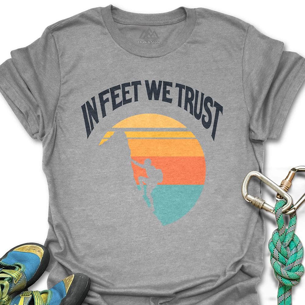 In Feet We Trust Retro Tee