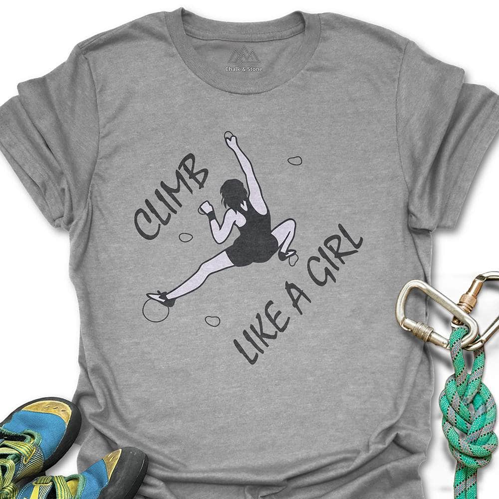 Climb Like a Girl Reach Tee