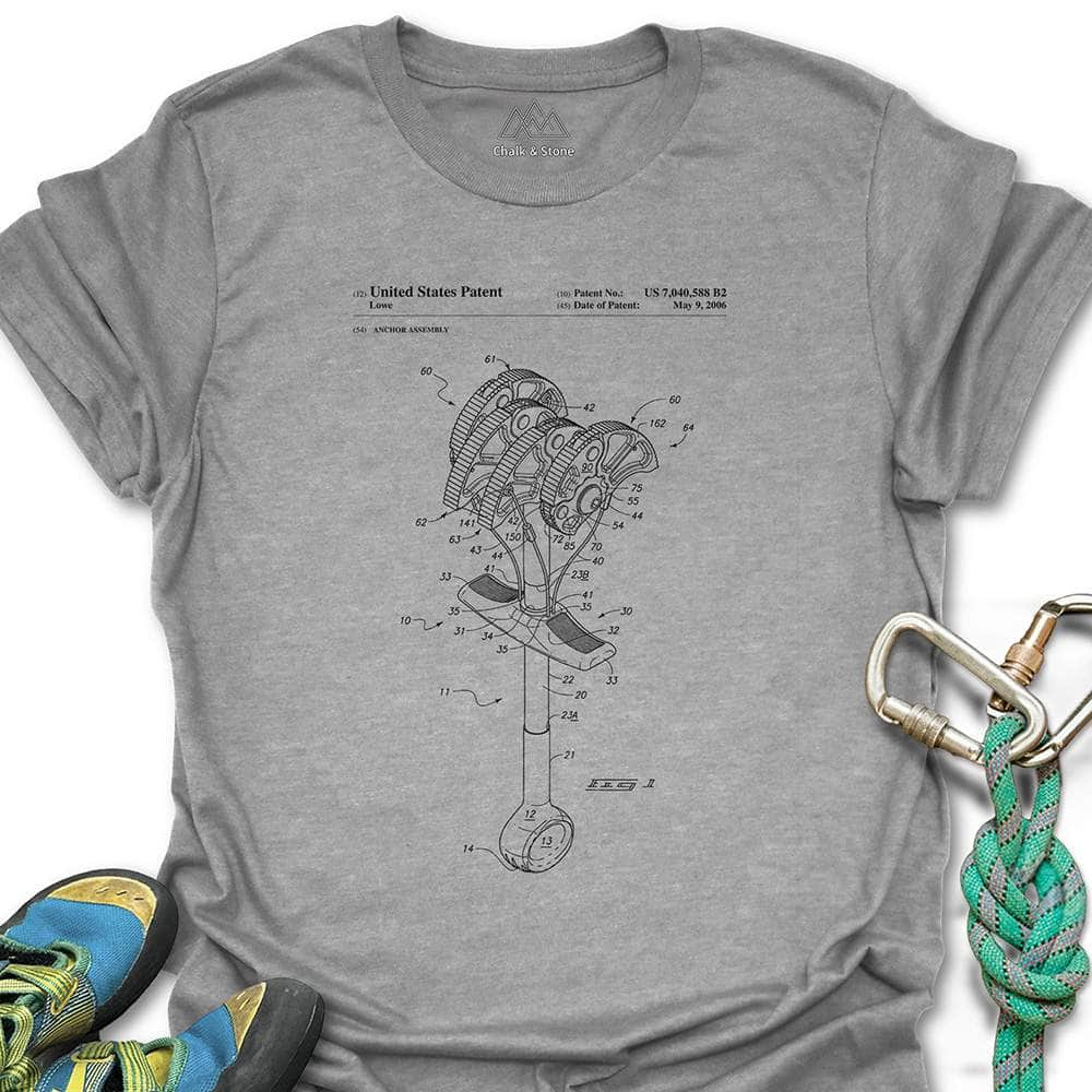 Climbing Anchor Blueprint Tee