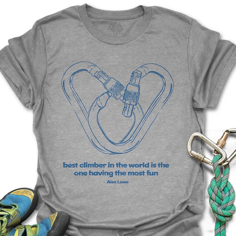 Best Climber Fun Tee