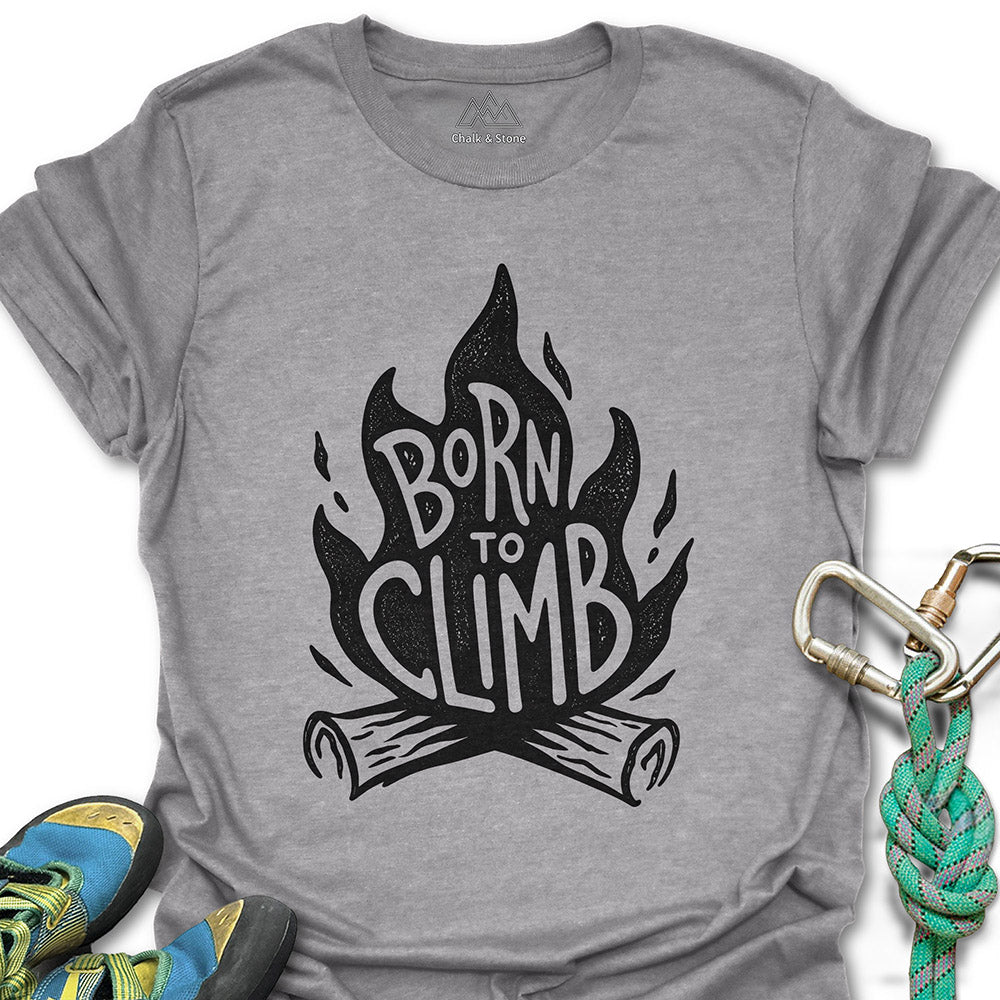 Born To Climb Fire Tee
